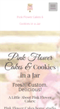 Mobile Screenshot of pinkflowercakes.com